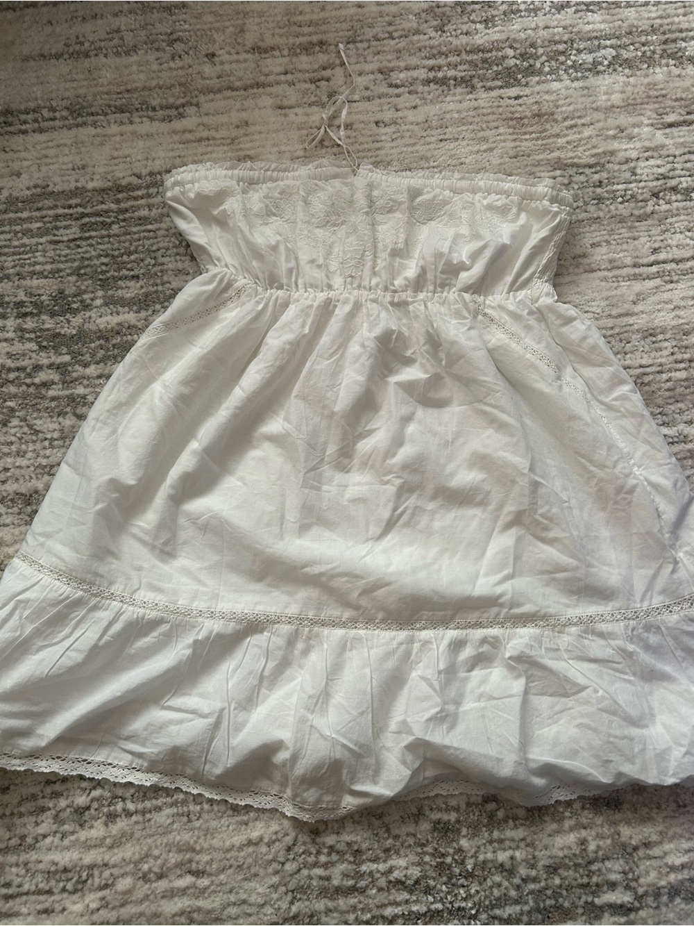 HOLLISTER White halter or strapless  Dress Brand New XL